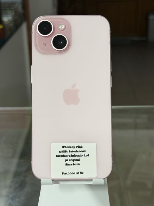 iPhone 15 pret 2000 lei fix