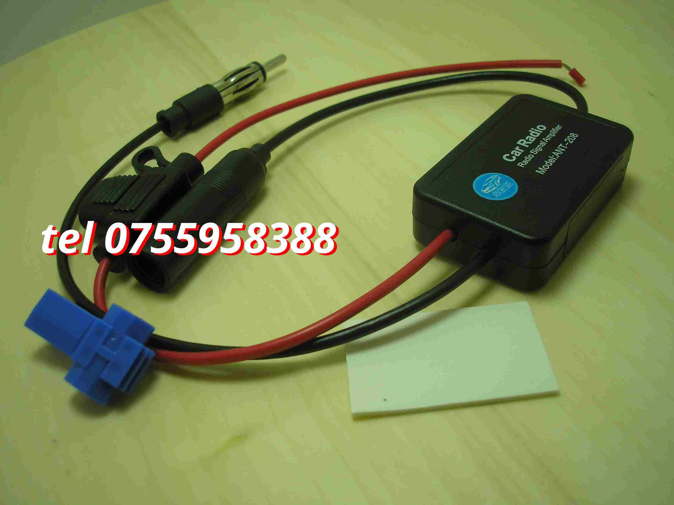 Amplificator Semnal Antena Radio Auto Fm 12v