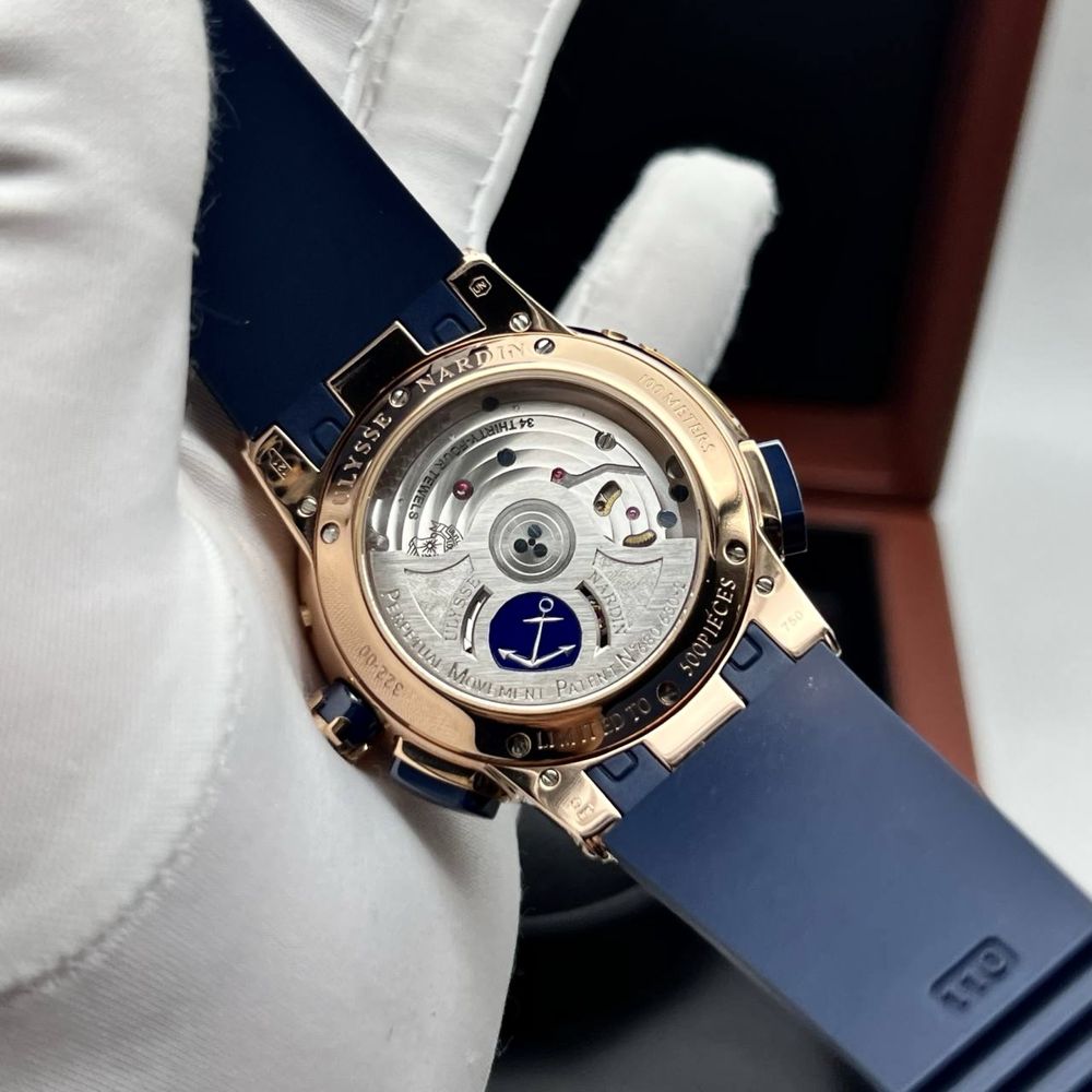 Ulysse Nardin Gmt perpetual blue dial