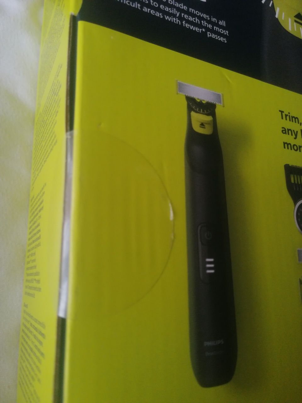 Aparat hibrid de barbierit si tuns barba Philips OneBlade Pro