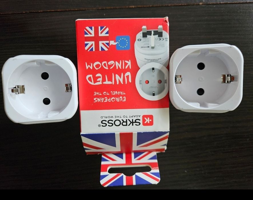 Adaptoare prize  Schuko  UK  la   UE  ideale pentru călătorii