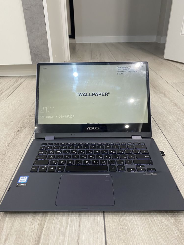 Asus vivobook flip 14, сенсорный экран, имеется стилус