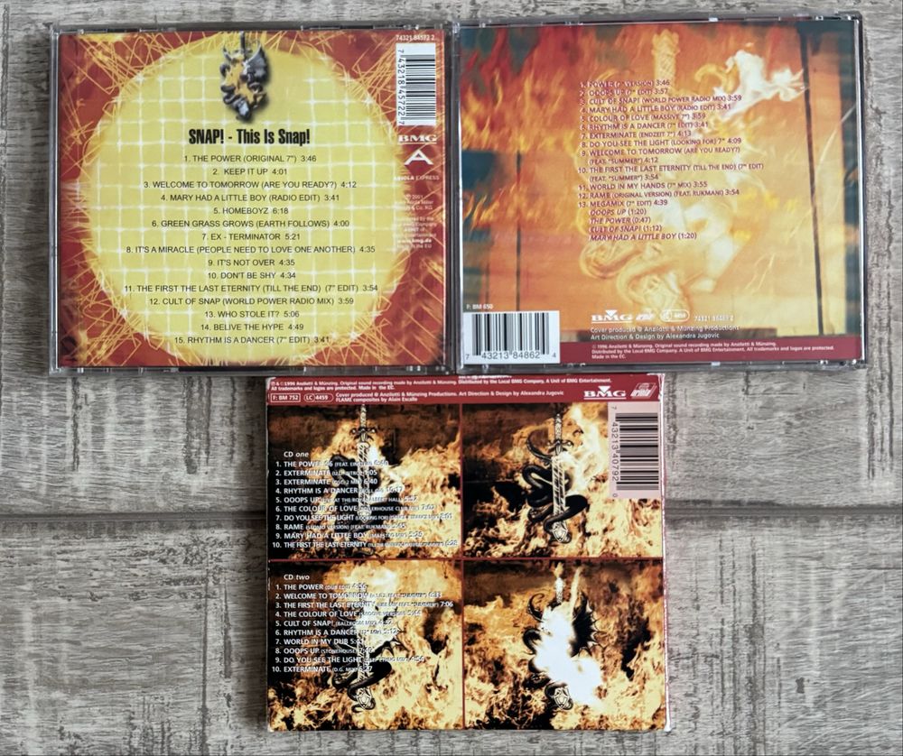 Cd-uri originale muzica eurodance 90’s - Technotronic/Snap!
