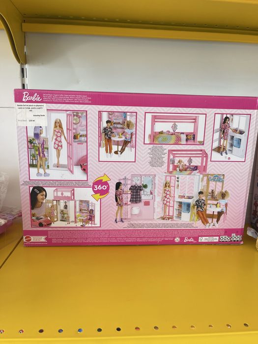 Set Barbie de Papusi ,Casa cu 2 Etaje pentru copii