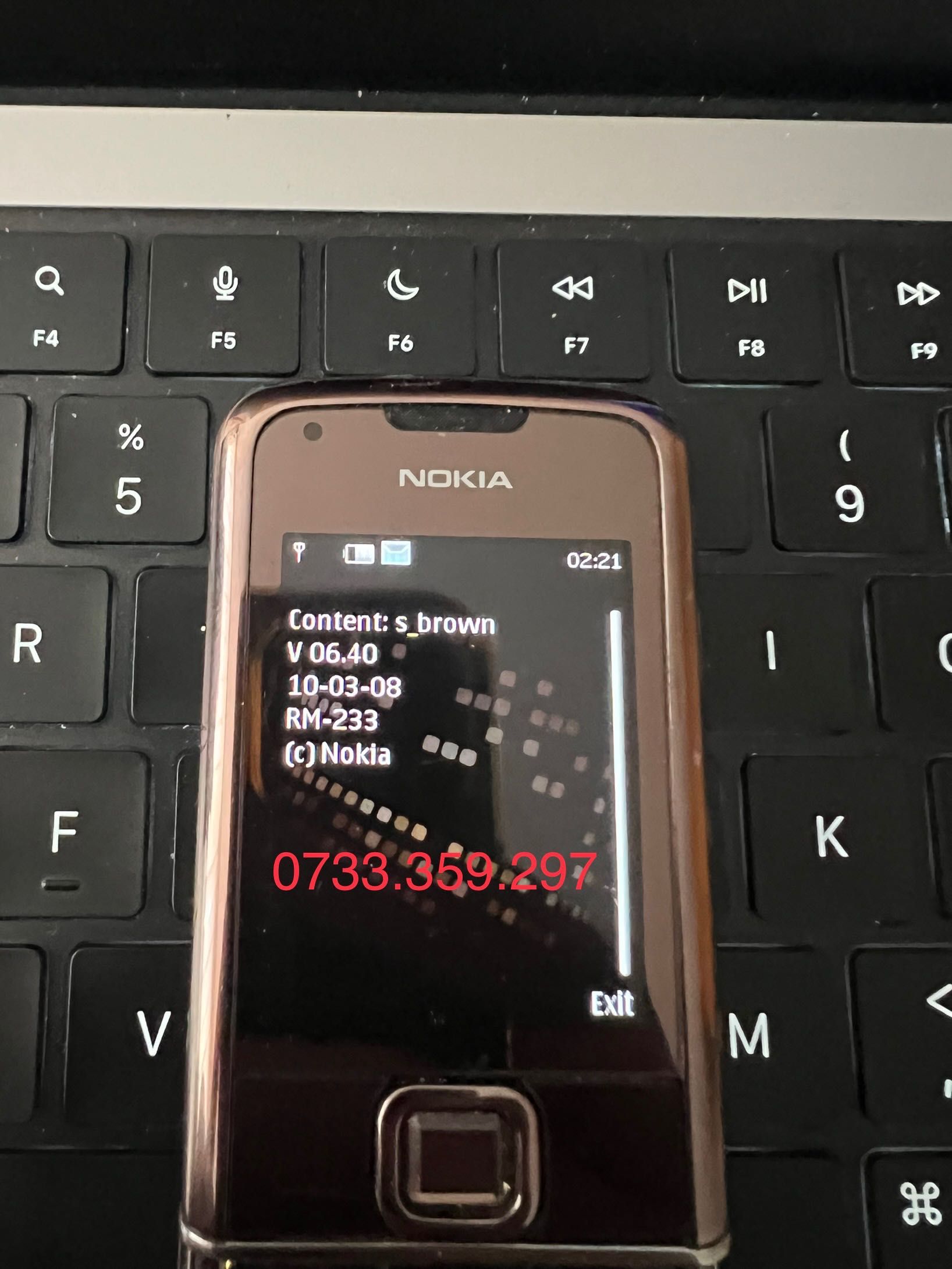 Telefon Nokia 8800 ARTE Sapphire CA NOU Vintage Brown Maro Piele