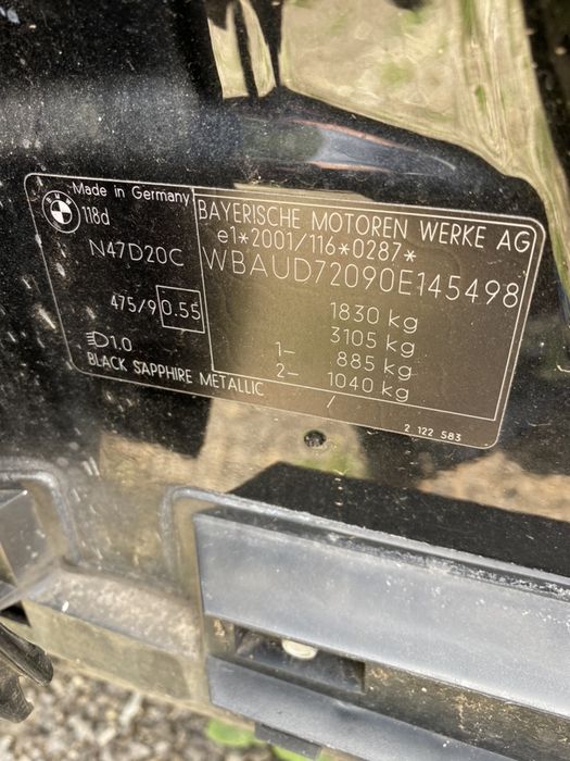 Kit pornire bmw n47d20c 318d 118d 143cp e90 e91 e92 e93 e87 e81 e82