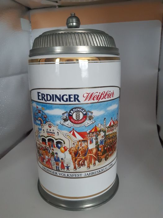 Halba aniversaradin ceramica fina,Erdinger.