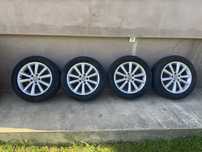 Anvelope iarna 215 55 17,jante aliaj VW Passat