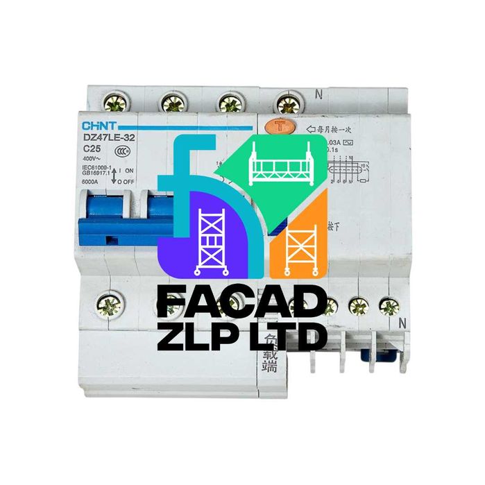 УЗО автомат для фасадной люльки ZLP-630, имеется в наличии, Китай