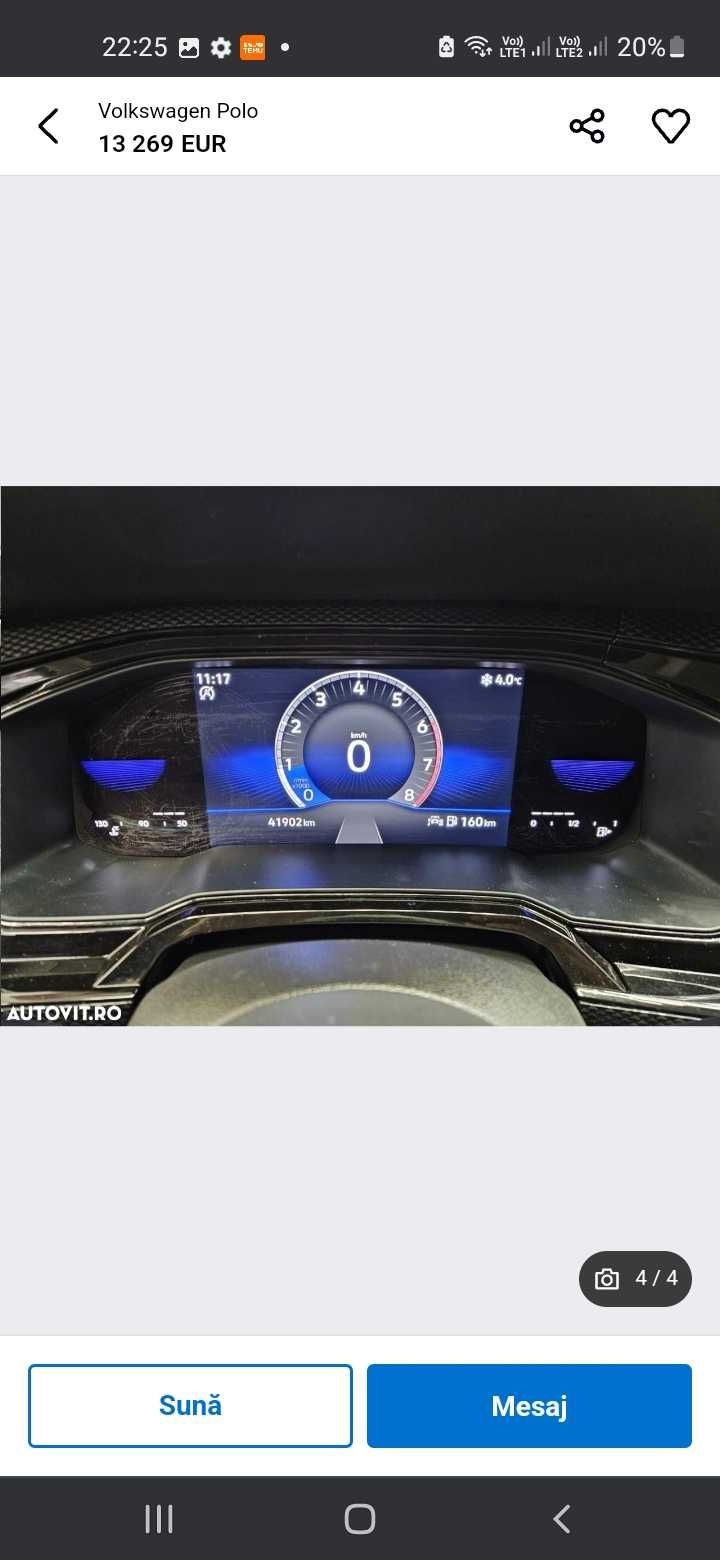 Vând Volkswagen Polo an 2022,1000cmc,5000km
