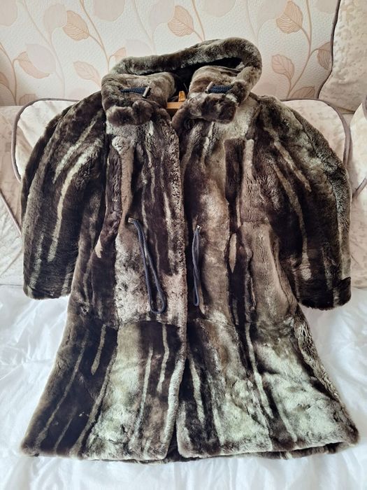 Шуба детская, мутон, 6-7 лет