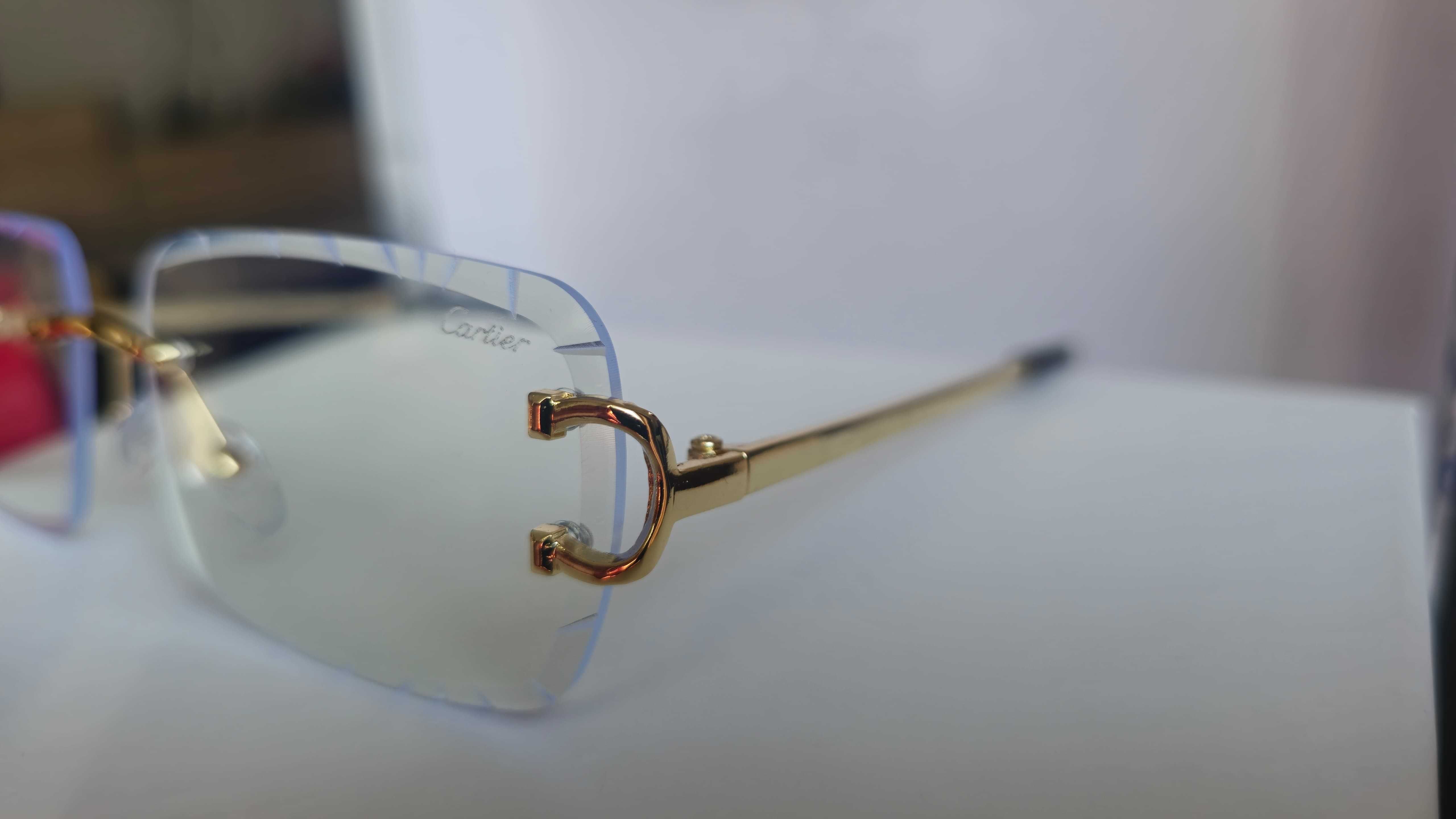 Ochelari de soare RCartier Diamond Cut Lenses Transparent UV400