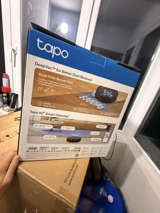 Robot aspirator cu mop TP-Link Tapo RV20 Max Plus, Factura,Garantie