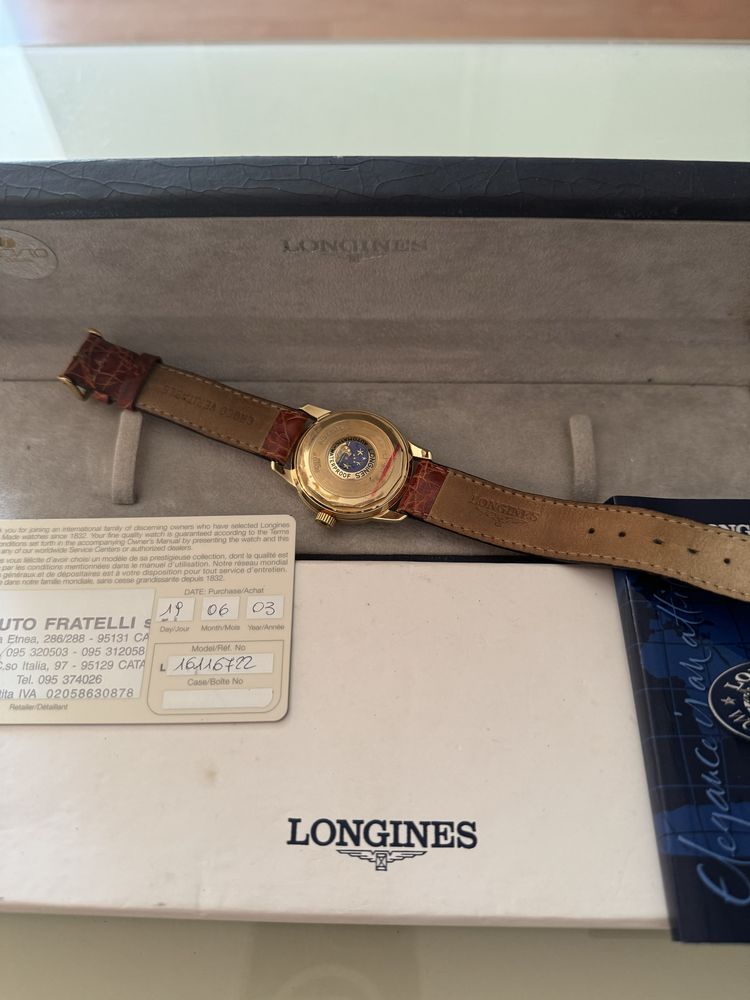 Longines Conquest Heritage Yellow gold 35 mm
