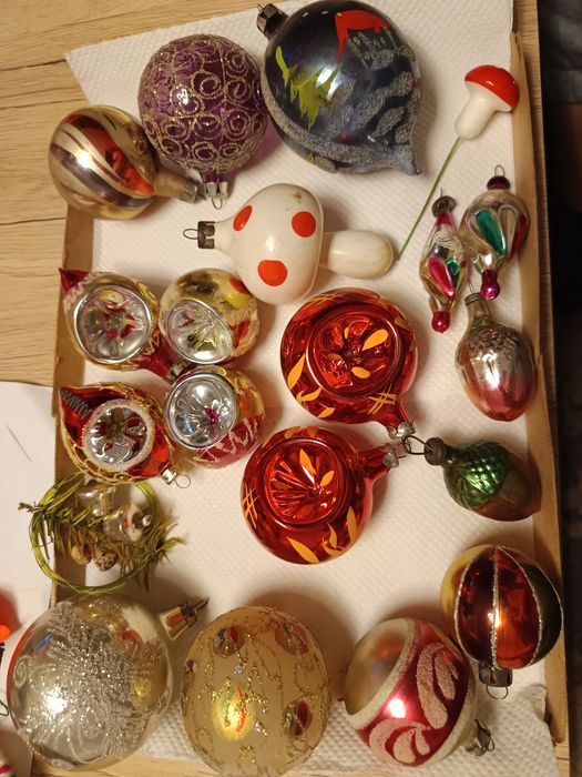 Globuri reflector vechi de Crăciun