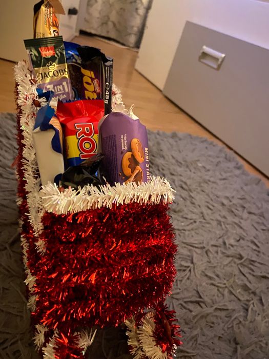 Săniuța cu dulciuri