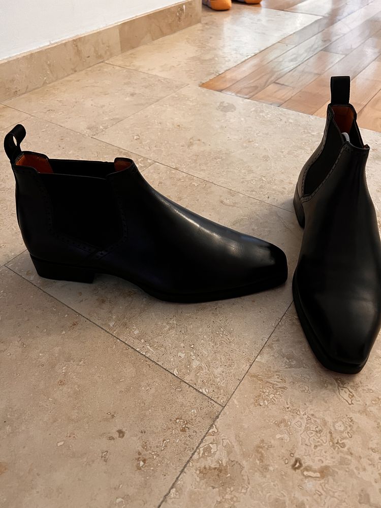 Botine barbatesti Santoni, Italia, originale