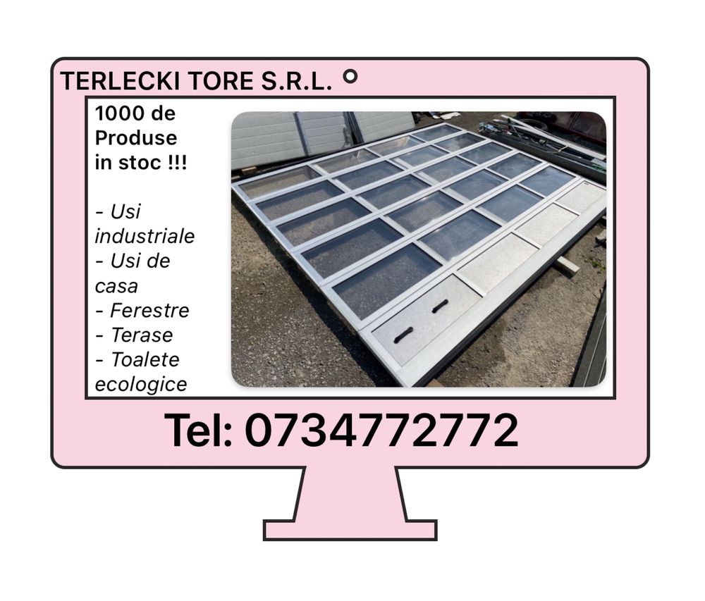 USA SECTIONALA INDUSTRIALA Hormann poarta hala H 345 x L 370 Garantie