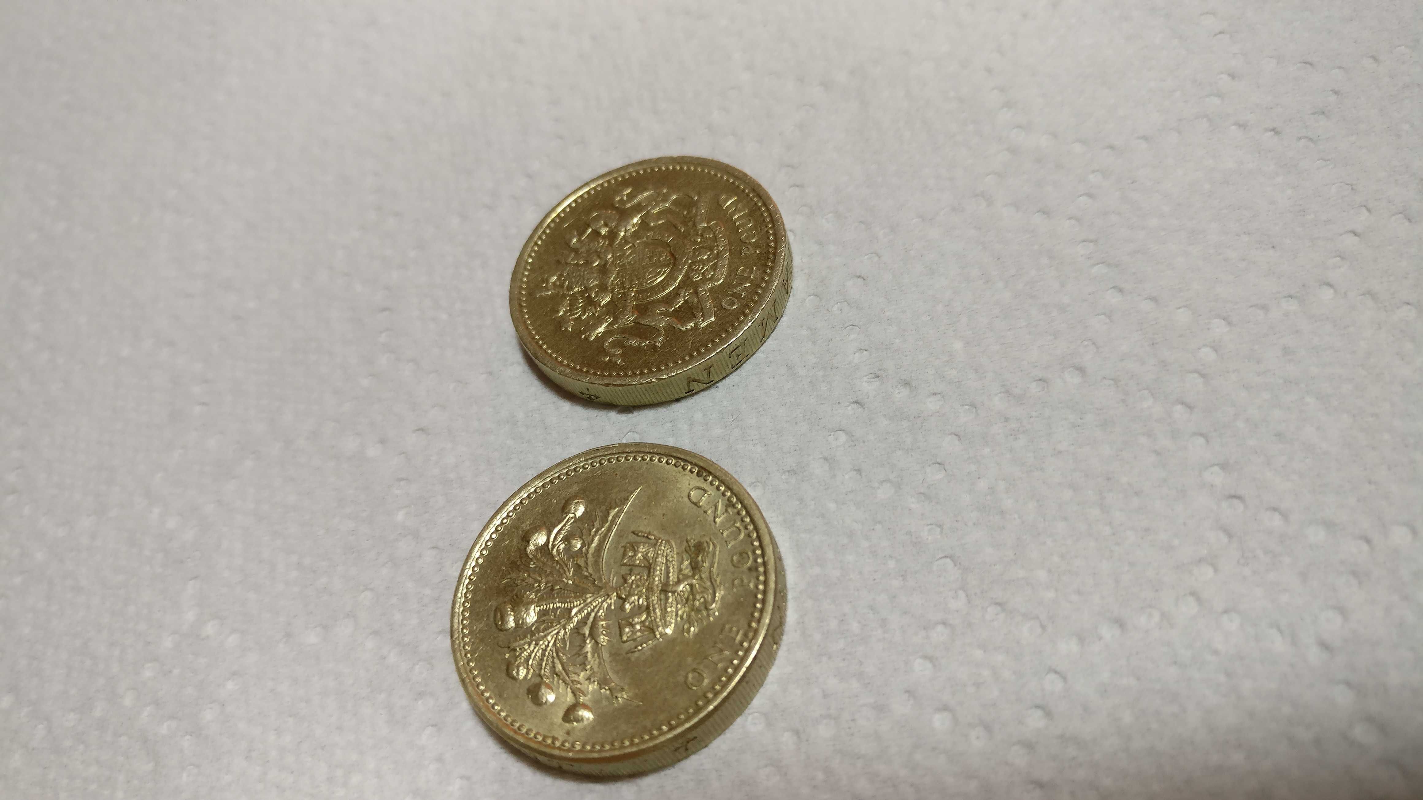 Monede One Pound Elizabeth 2 1983 și 1984
