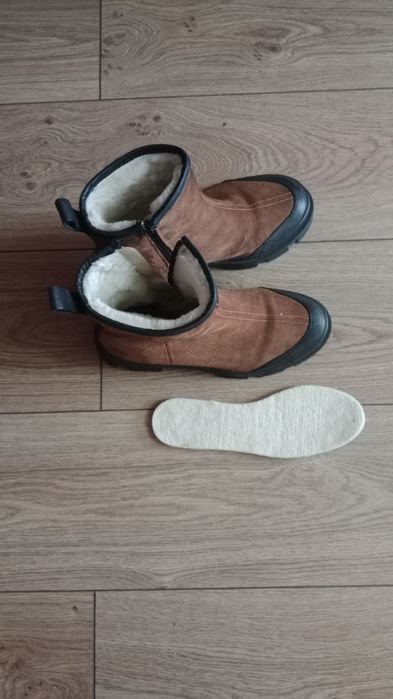 Ботинки зимние натуральная замша