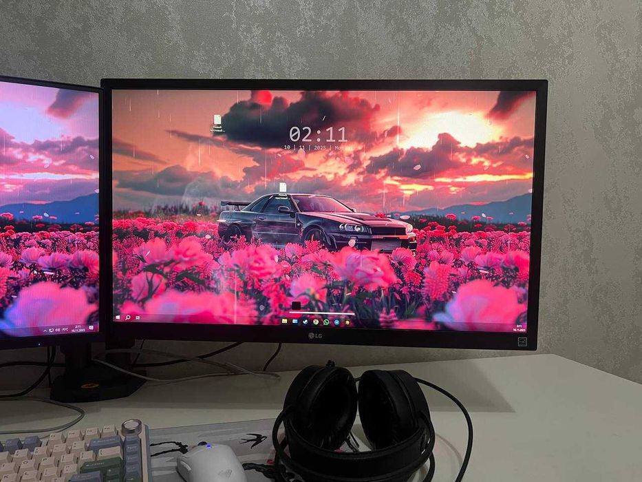 Монитор LG / диагональ 27 дюймов / 1920x1080 / HDMI, VGA / 75hz
