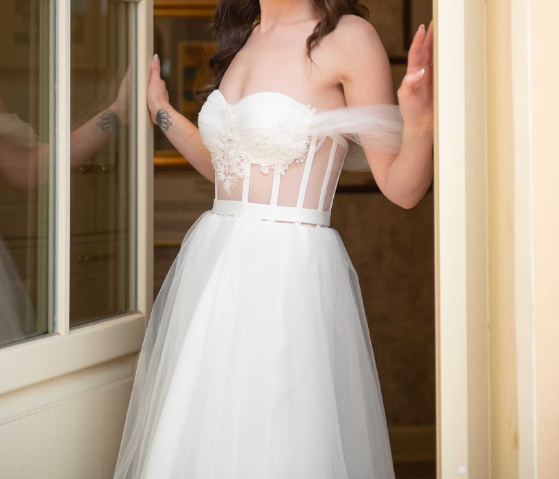 Миди булченска рокля