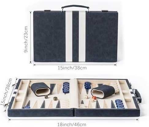 Нова Табла 15" с кожен куфар и кадифен интериор – луксозен комплект