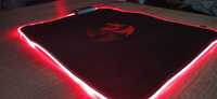 Mousepad gaming Redragon Pluto, Iluminare RGB, Negru