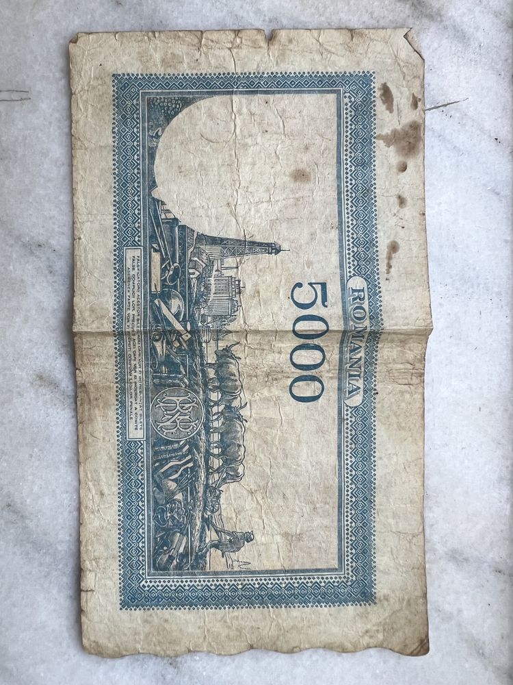 Bancnota de 5000 lei din 1945