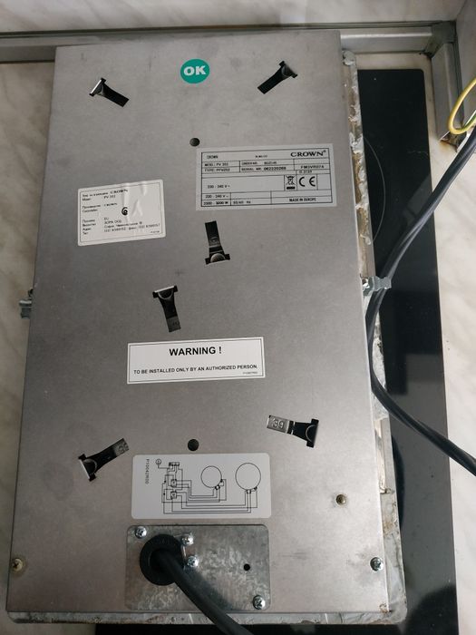 Двоен керамичен/индукционен  котлон за вграждане