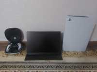 Playstation 5 + монитор + dual sense edge