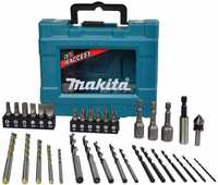 Монтажен комплект със свредла и накрайници Makita D-36980 / 34 части