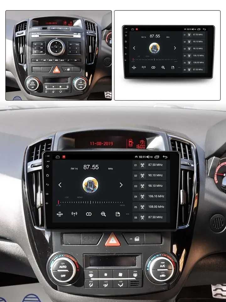 Navigatie Android 12 KIA Ceed 2006 - 2012 1/8 Gb Waze CarPlay + CAMERA