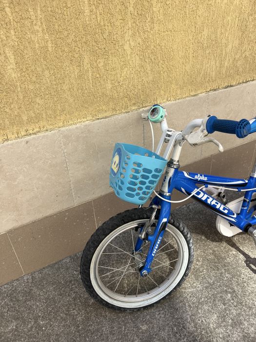 Детски велосипед Drag 14 Rush Син/Бял + каска