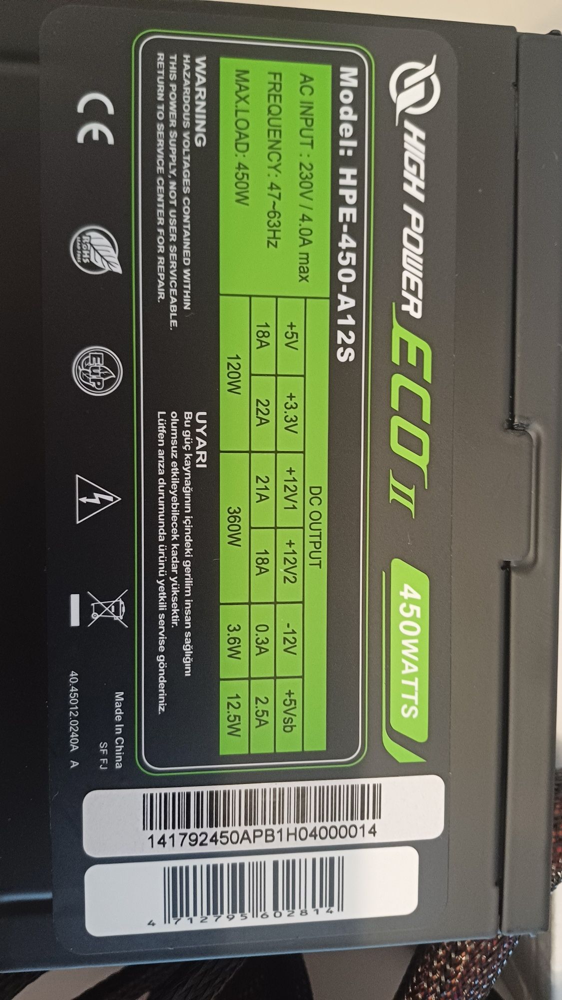 Vând sursă calculator