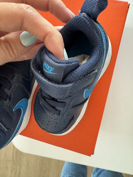 Кожени детски маратонки Nike, размер 19,5