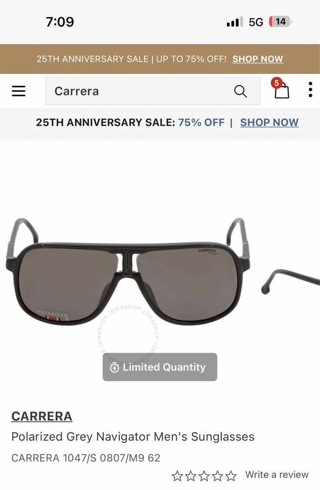 Слънчеви очила Carrera / Carrera Sunglasses