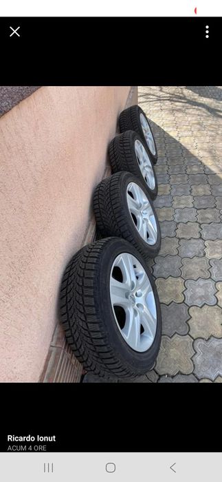 Vând rotii  aliaj cauciucuri 205 55 16 dot 2024