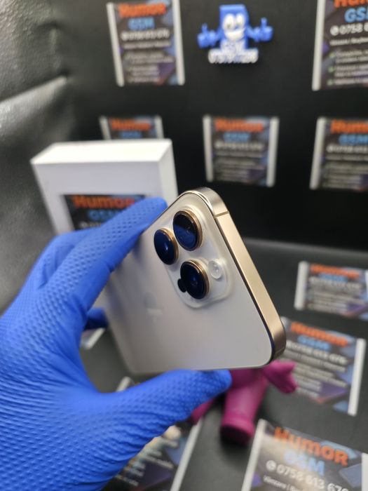 iPhone 16 Pro / Desert / 128GB / 99% / Garantie / Posibilitate Rate