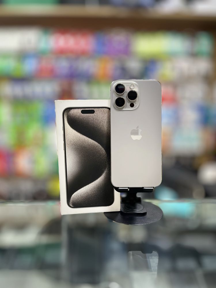 Iphone 15 Pro Max 256gb 93% sim Titan - Naqd va halol nasiya savdoga