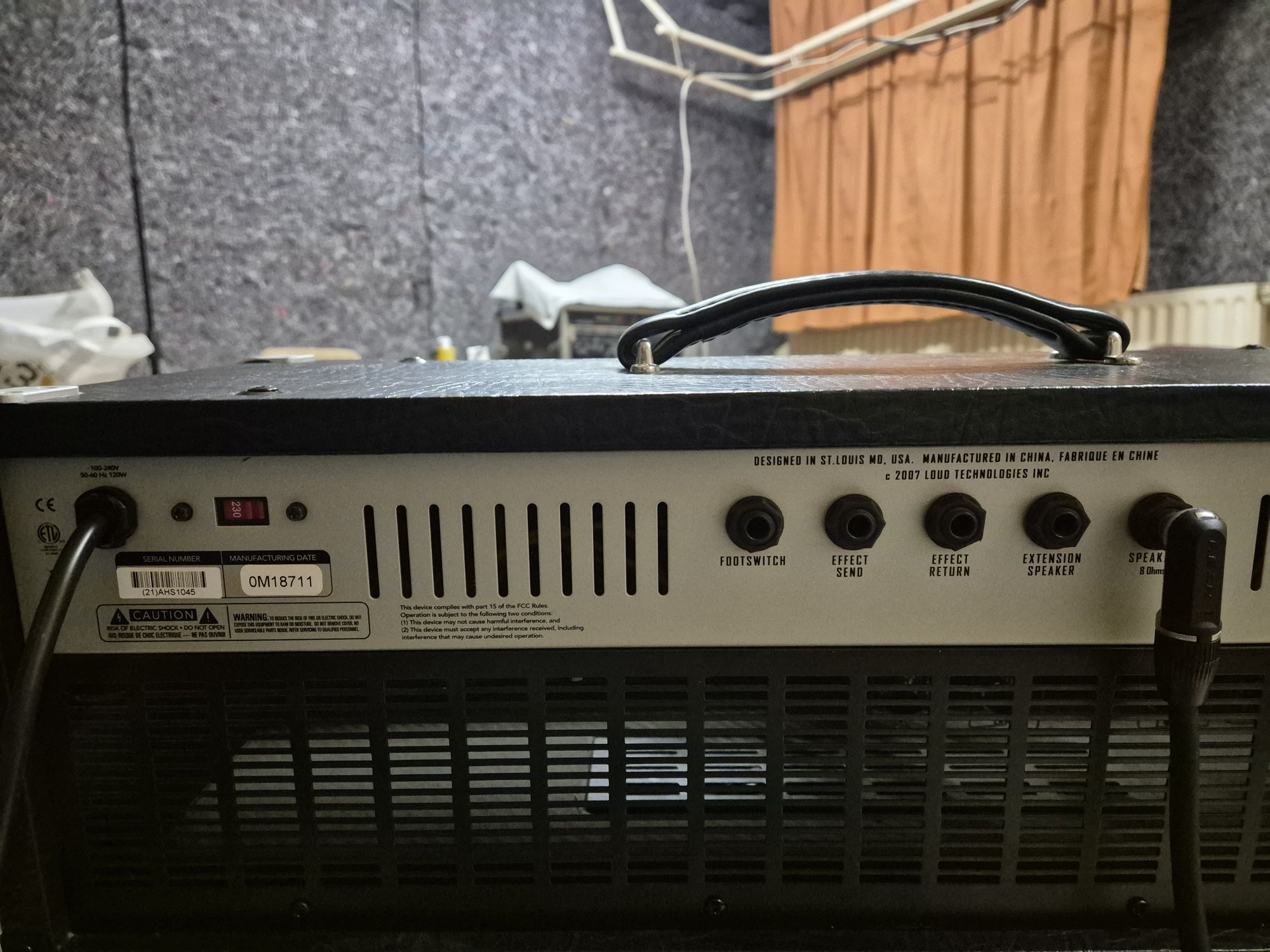 Лампов усилвател за китара + кабинет 2×12