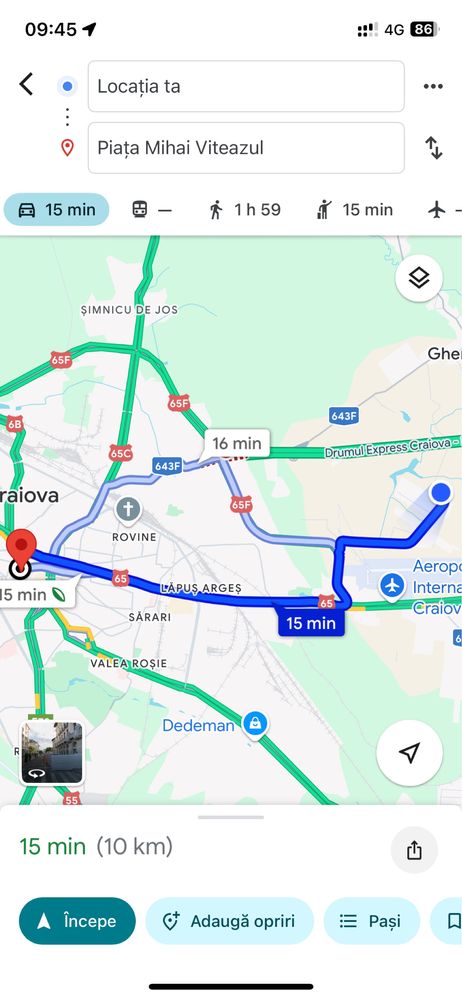 Teren 500 mp intravilan -Ghercesti-zona Aeroport-40 euro/mp