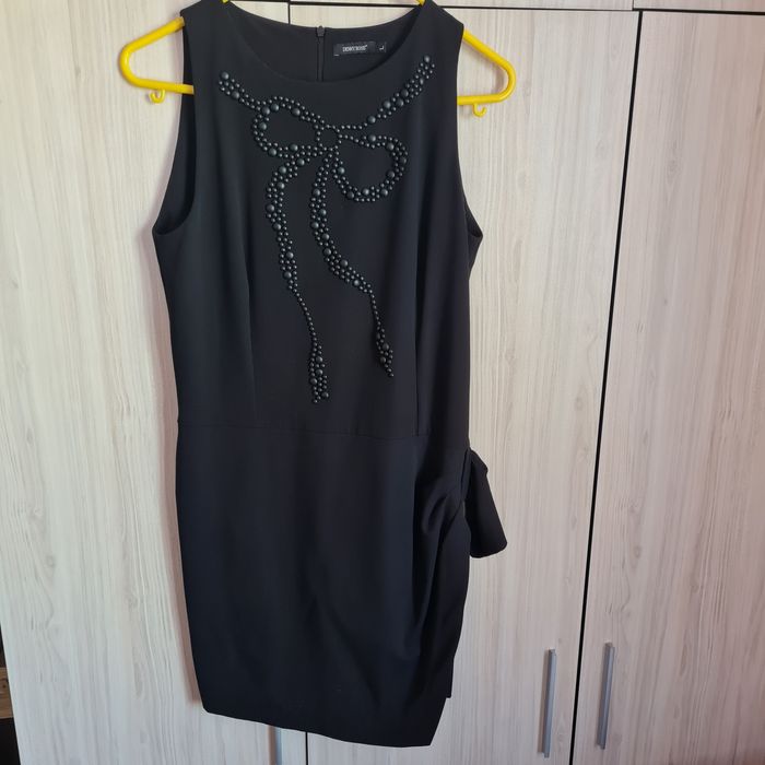 DENNY ROSE черна дамска рокля , размер L