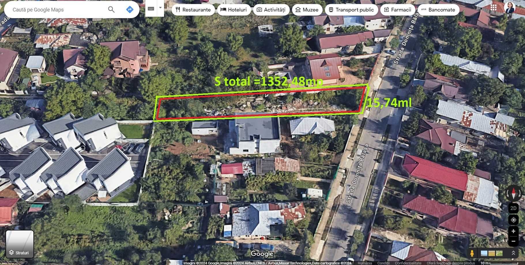 COMISION 0% - teren intravilan - str. Domnita Balasa, Popesti Leordeni