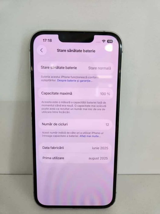 Iphone 16e 128GB (Ag8 Tudor1/B73910) – Garantie 2 Ani!