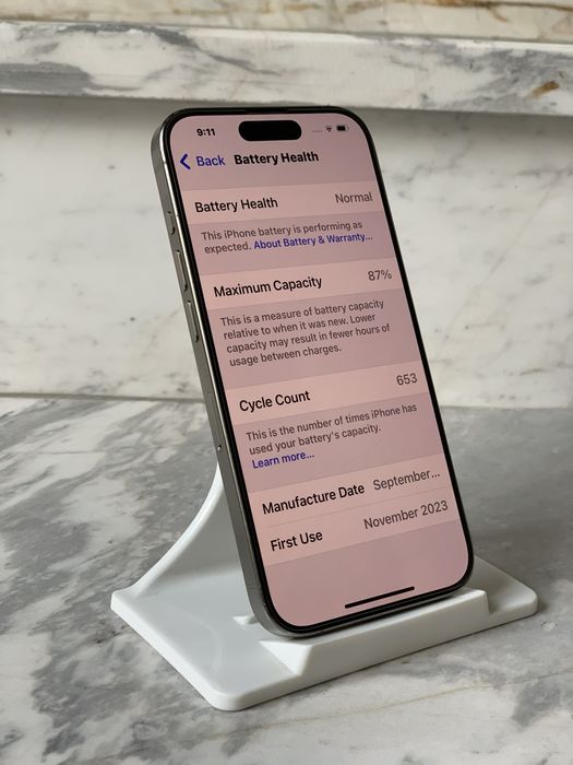 Iphone 15 Pro 128GB - Natural Titanium