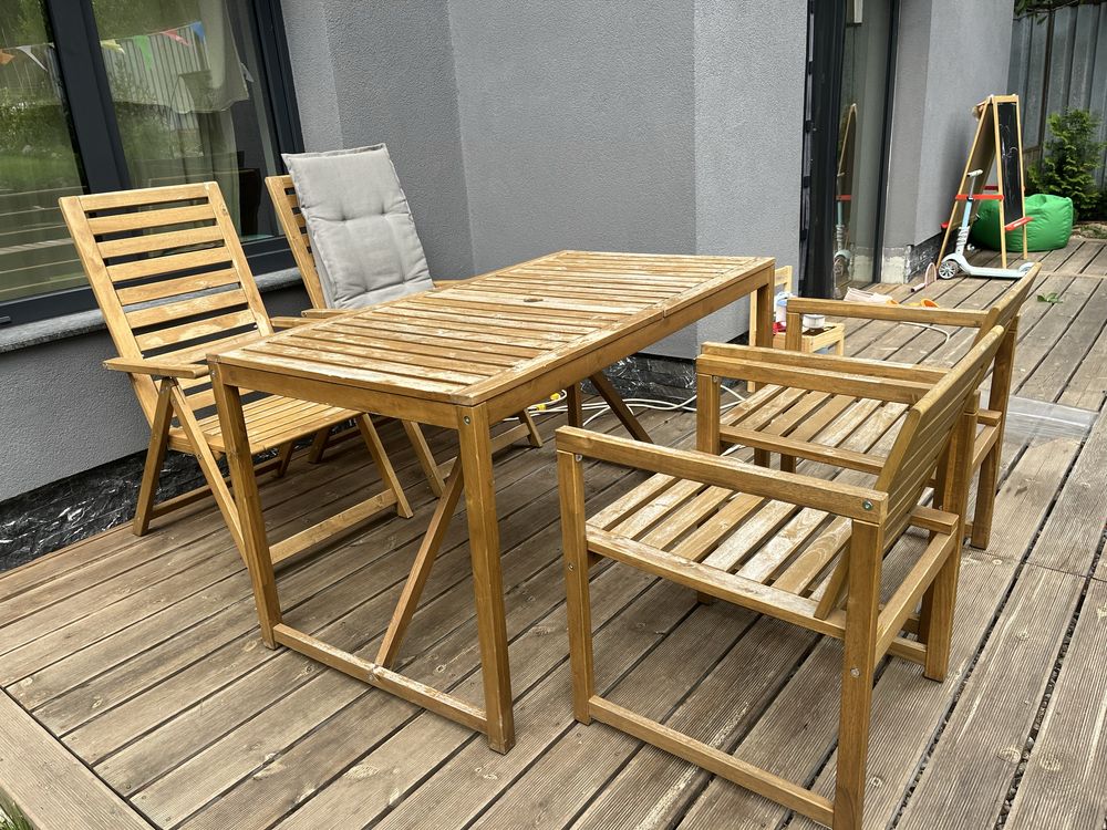 Градински комплект маса и столове Nammaro Ikea