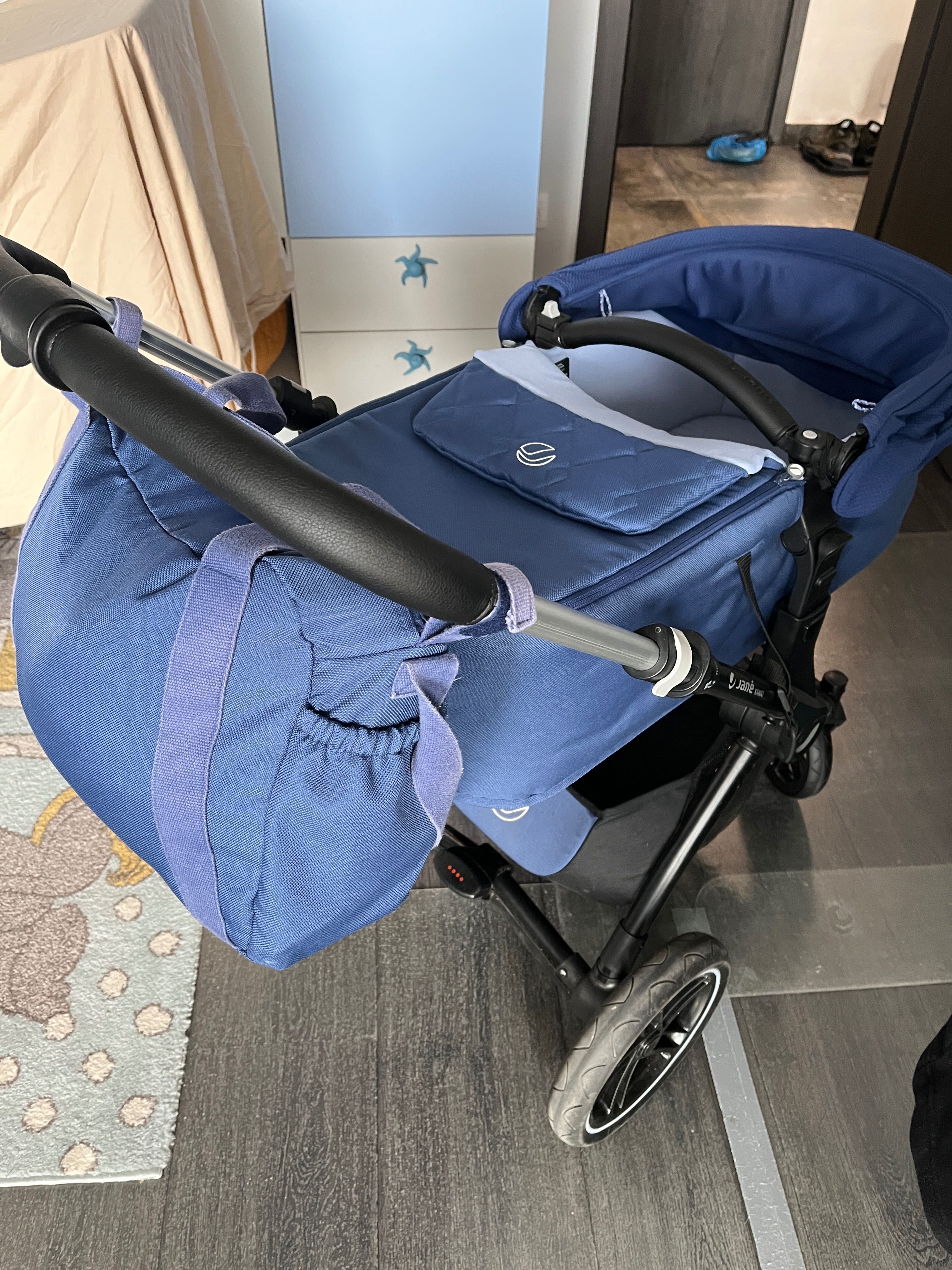 Бебешка количка JANE KAWAI Micro 3 в 1 Lazuli Blue