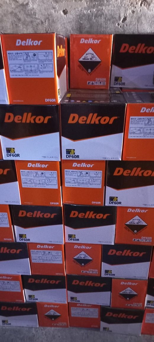 Доставка аккумулятора Delkor60A Lacetti Nexia R3 Gentra 24/7