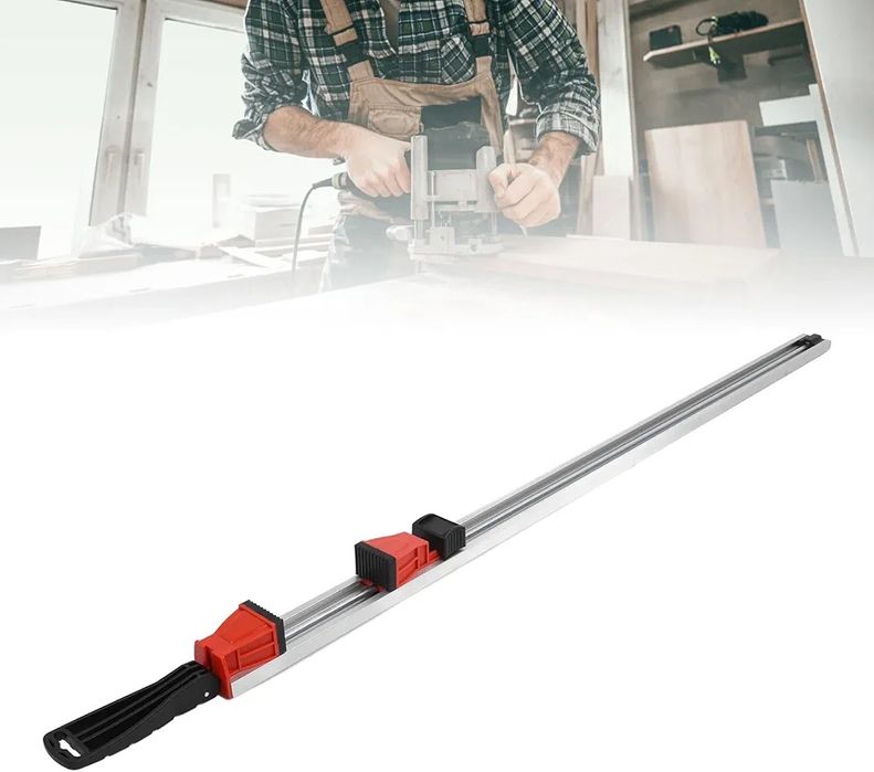 Водещ линеал стяга за право рязане с циркуляр